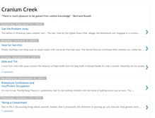 Tablet Screenshot of craniumcreek.blogspot.com