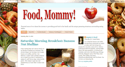 Desktop Screenshot of foodmommy.blogspot.com