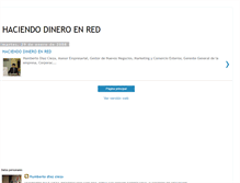 Tablet Screenshot of haciendodineroenred.blogspot.com