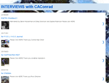 Tablet Screenshot of caconradinterviews.blogspot.com