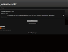 Tablet Screenshot of cutejapanesespitzsite.blogspot.com