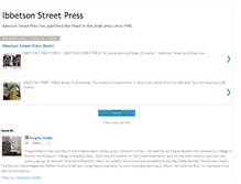 Tablet Screenshot of ibbetsonstreetpress.blogspot.com