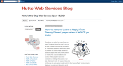 Desktop Screenshot of huttowebservices.blogspot.com