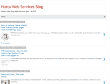 Tablet Screenshot of huttowebservices.blogspot.com