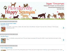 Tablet Screenshot of pawsitivelyhappystampin.blogspot.com