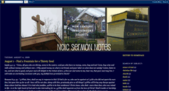 Desktop Screenshot of newcenturysermons.blogspot.com