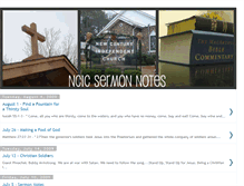 Tablet Screenshot of newcenturysermons.blogspot.com