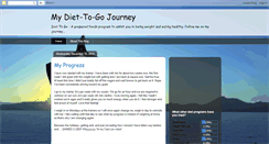 Desktop Screenshot of my-diettogo-journey.blogspot.com