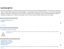 Tablet Screenshot of lamborghinimotors.blogspot.com