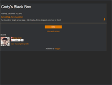Tablet Screenshot of codysblackbox.blogspot.com