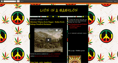 Desktop Screenshot of lioninababylon.blogspot.com