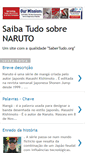 Mobile Screenshot of naruto-sabertudo.blogspot.com