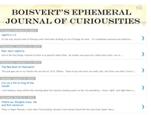 Tablet Screenshot of ephemeraljournalofcurios.blogspot.com