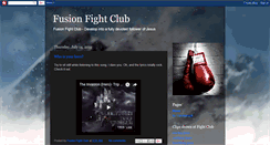 Desktop Screenshot of fusionfightclub.blogspot.com