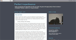 Desktop Screenshot of perfectimpertinence.blogspot.com