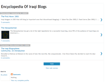 Tablet Screenshot of iraqiblogencyclopedia.blogspot.com