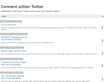 Tablet Screenshot of comment-utiliser-twitter.blogspot.com