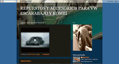 Desktop Screenshot of beetle53-vwescarabajorepuestos.blogspot.com