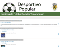 Tablet Screenshot of desportivopopular.blogspot.com