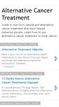 Mobile Screenshot of alternative-cancer-treatment-advice.blogspot.com