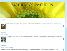 Tablet Screenshot of mothers-of-invention.blogspot.com