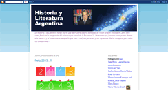 Desktop Screenshot of historiayliteraturaargentina.blogspot.com