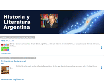Tablet Screenshot of historiayliteraturaargentina.blogspot.com