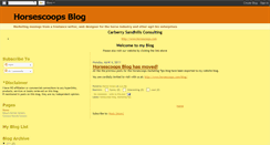 Desktop Screenshot of horsescoops.blogspot.com