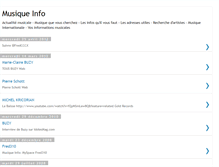 Tablet Screenshot of musique-info.blogspot.com