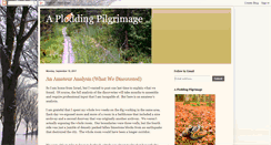Desktop Screenshot of aploddingpilgrimage.blogspot.com