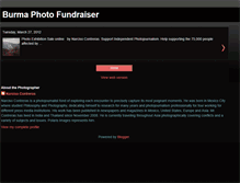 Tablet Screenshot of burmaphotofundraiser.blogspot.com