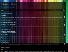 Tablet Screenshot of coloured-lines.blogspot.com