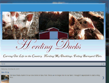 Tablet Screenshot of herdingducks.blogspot.com