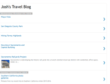 Tablet Screenshot of joshtravelblog.blogspot.com