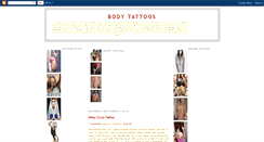 Desktop Screenshot of newbodytattoo.blogspot.com