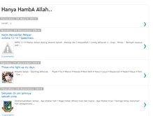 Tablet Screenshot of hambaallah97.blogspot.com