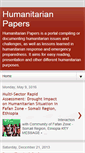 Mobile Screenshot of humanitarianpapers.blogspot.com