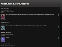 Tablet Screenshot of killerkittykillerkreations.blogspot.com