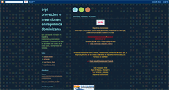 Desktop Screenshot of investmentsindominicanrepublic.blogspot.com