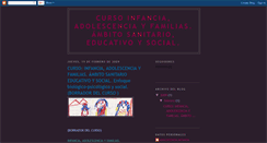 Desktop Screenshot of cursoinfancia-adolescencia.blogspot.com