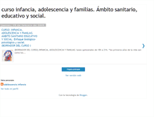 Tablet Screenshot of cursoinfancia-adolescencia.blogspot.com