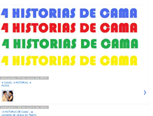 Tablet Screenshot of 4historiasdecama.blogspot.com