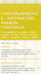 Mobile Screenshot of haszonjarmuvekoldala.blogspot.com