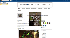 Desktop Screenshot of cornrowsbraidsextensions.blogspot.com