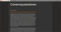 Desktop Screenshot of comerciojustototmon.blogspot.com