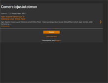 Tablet Screenshot of comerciojustototmon.blogspot.com
