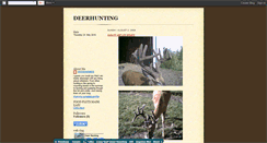 Desktop Screenshot of deerhunting-deerfarmer.blogspot.com