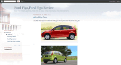Desktop Screenshot of fordfigoreview.blogspot.com
