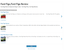 Tablet Screenshot of fordfigoreview.blogspot.com