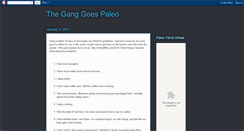 Desktop Screenshot of ganggoespaleo.blogspot.com